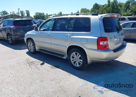2006 Toyota Highlander Hybrid V6 from USA, damaged, VIN JTEDW21A760002674